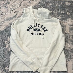 Kids White Hollister Hoodie